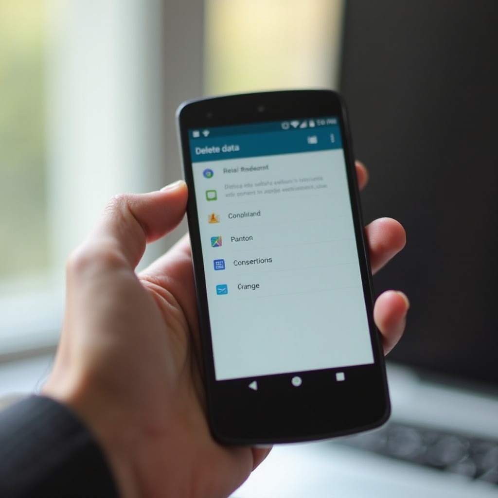 how to delete data permanently from android phone