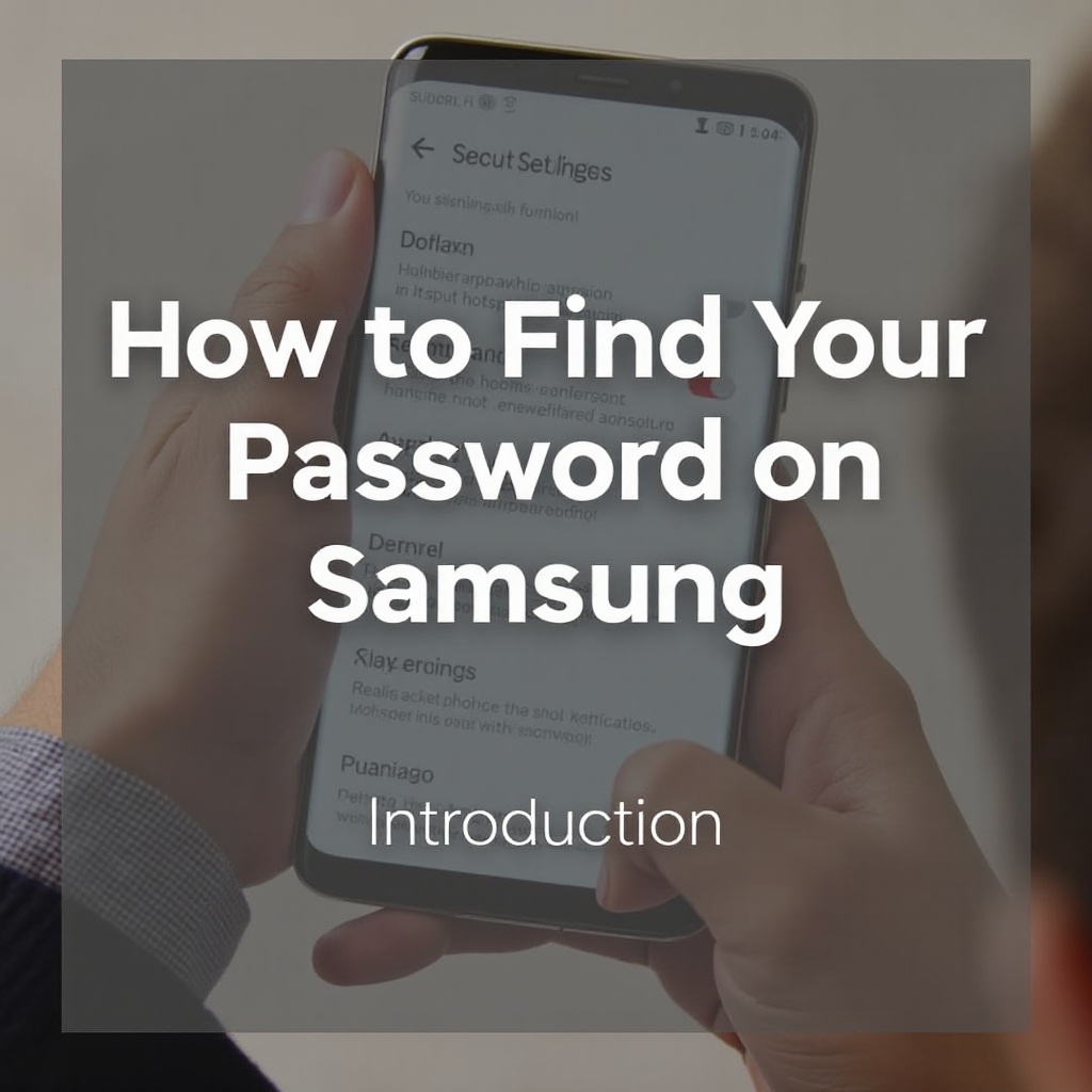 How to Find Your Hotspot Password on Samsung
