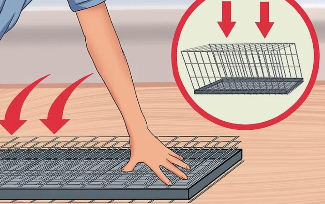 Break Down A Dog Crate